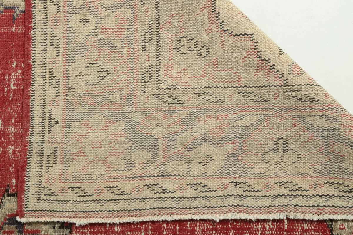Vintage Red Anatolian Area Rug