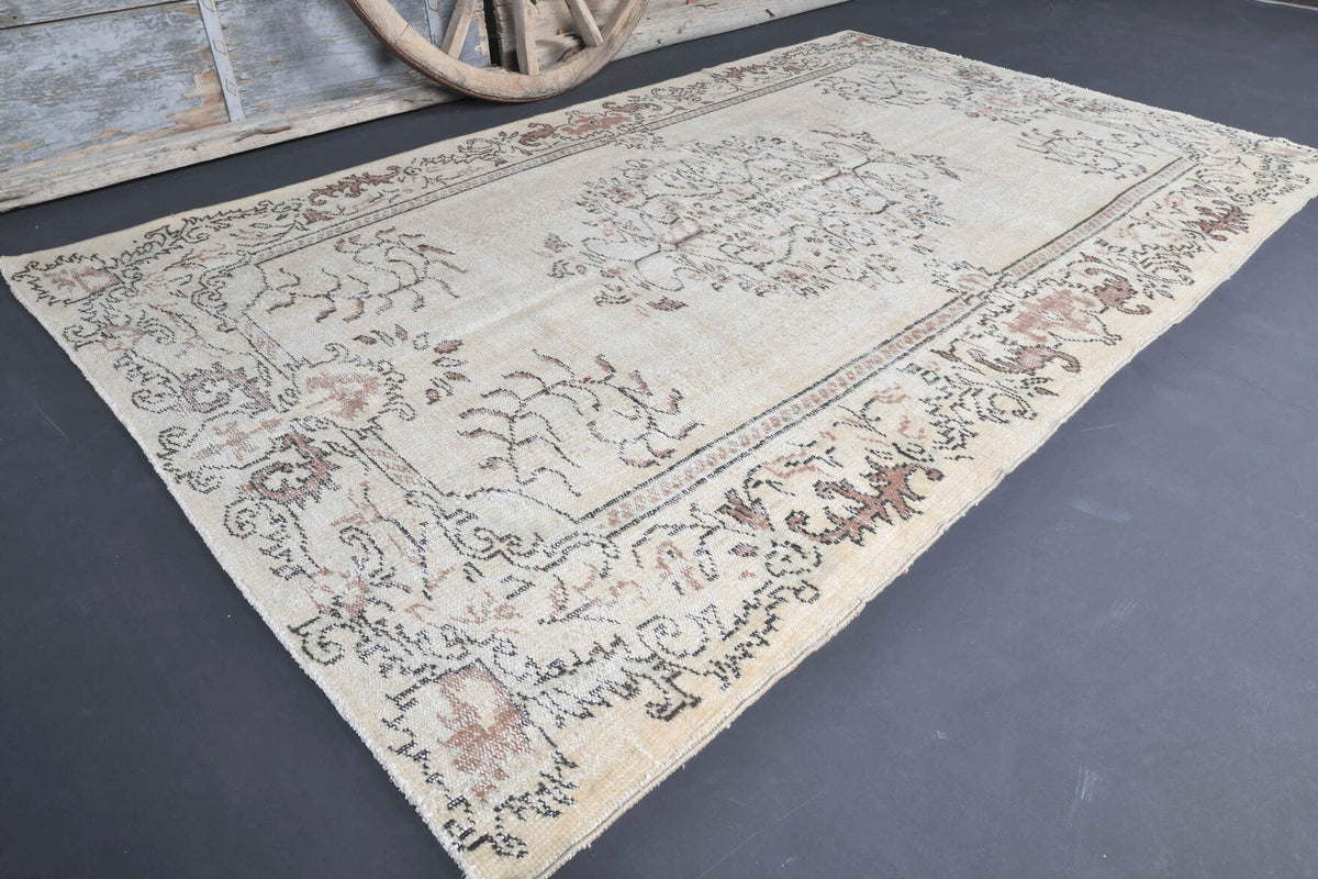 Vintage Beige Anatolian Area Rug
