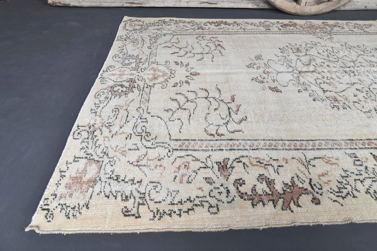 Vintage Beige Anatolian Area Rug