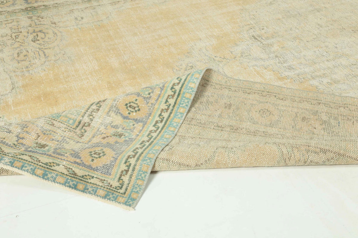 Vintage Orange Anatolian Area Rug