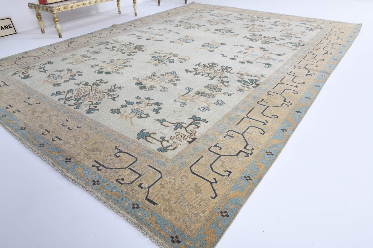 Vintage Area Hereke Rug