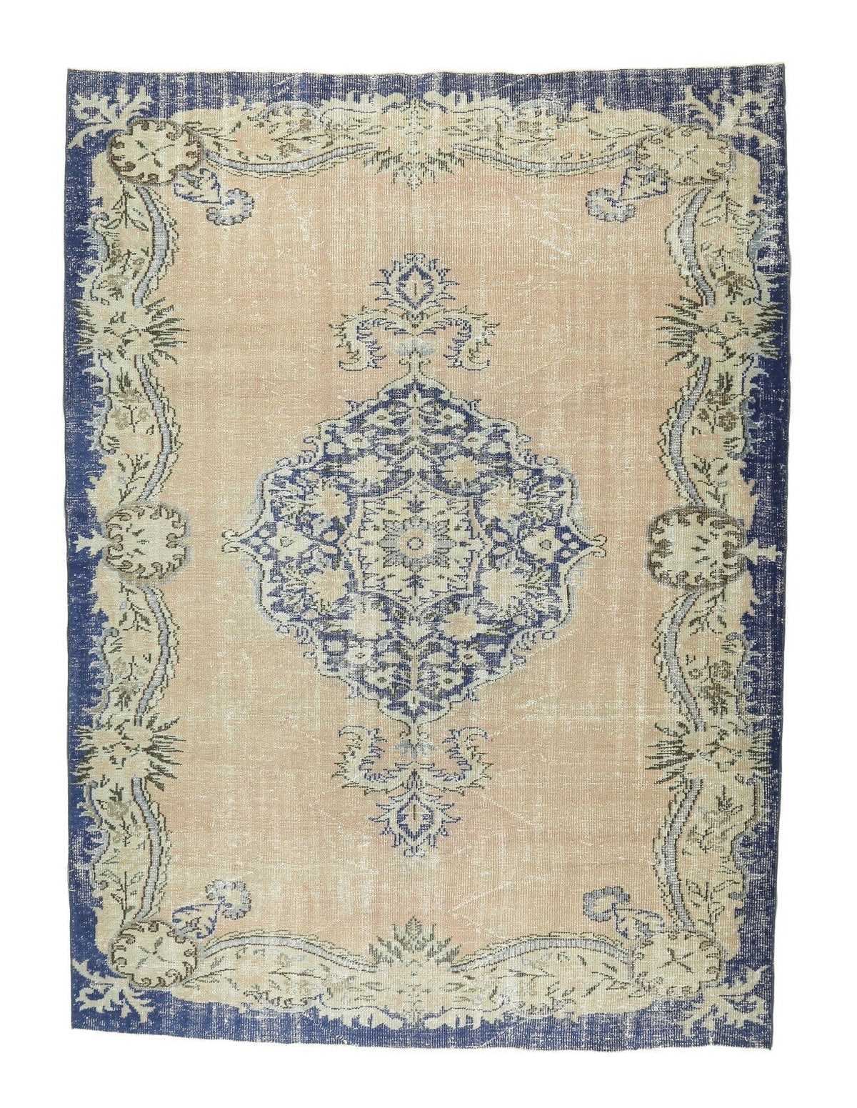 Medallion Oushak Vintage Area Rug