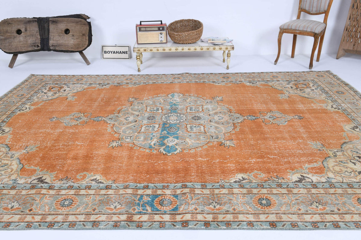 Vintage Medallion Anatolian Area Rug