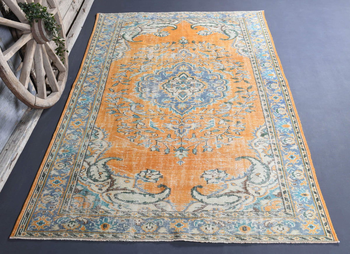 Oriental Oushak Vintage Area Rug