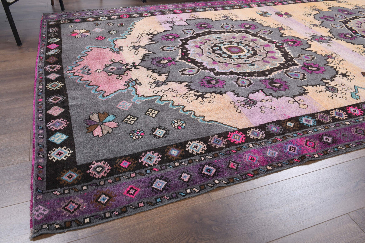 Anatolian Vintage Ethnic Area Rug