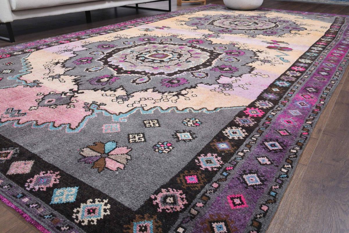 Anatolian Vintage Ethnic Area Rug