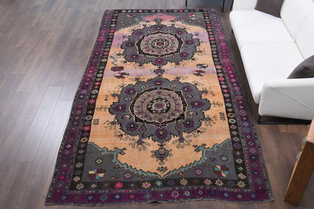 Anatolian Vintage Ethnic Area Rug