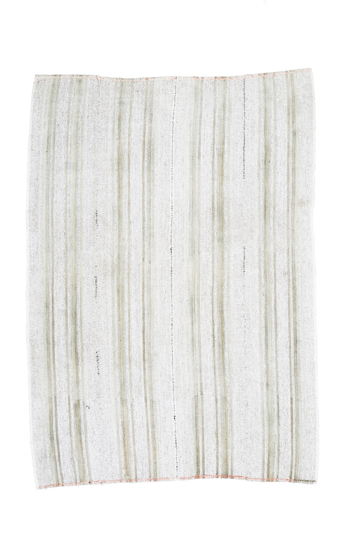 7x9 Handmade Vintage Area Kilim Rug