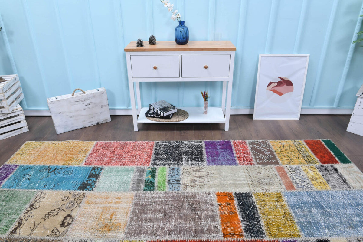 Vintage Patchwork Large Area Rug