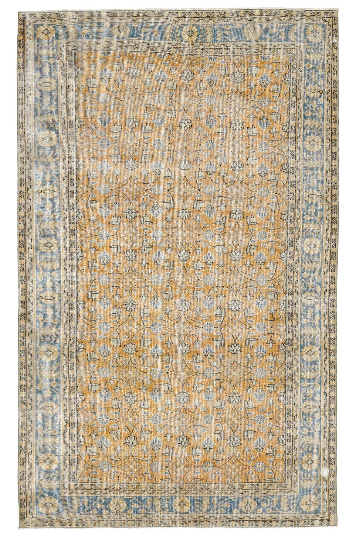 9x10 Handmade Hereke Vintage Area Rug