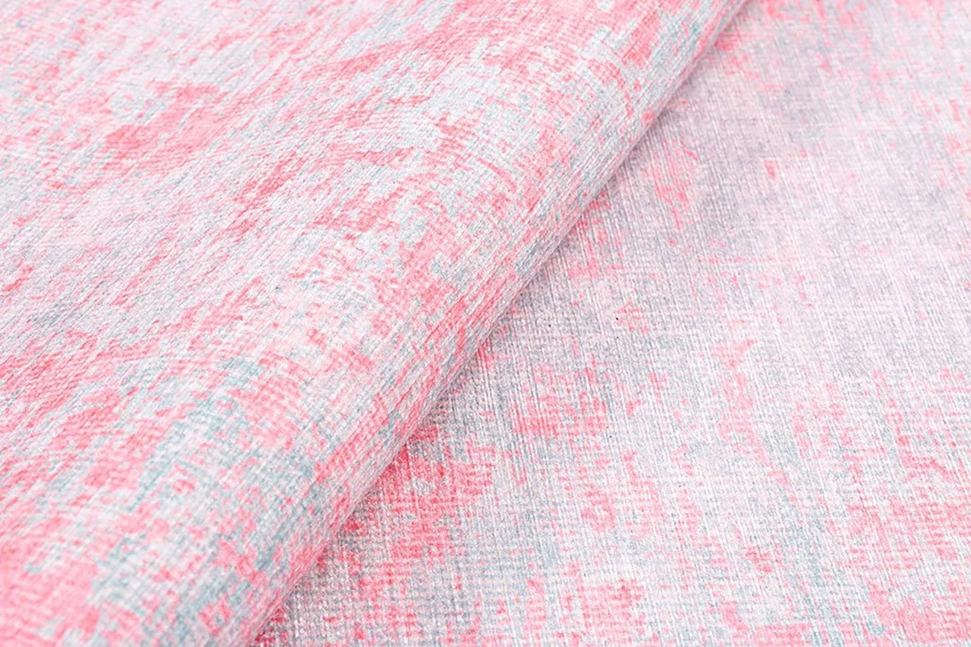 Gray Geometric Patterned Vintage Carpet- CLEARANCE - AL99OU