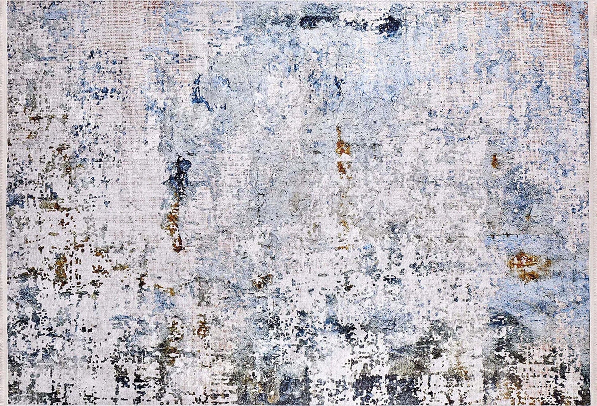 Abstract Desenli Gri Renkli Modern Halı