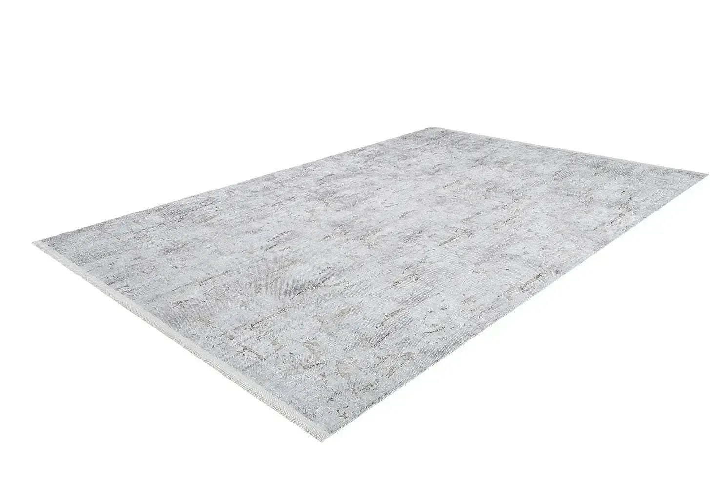 Açık Gri ve Bej Modern Yıkanabilir Halı