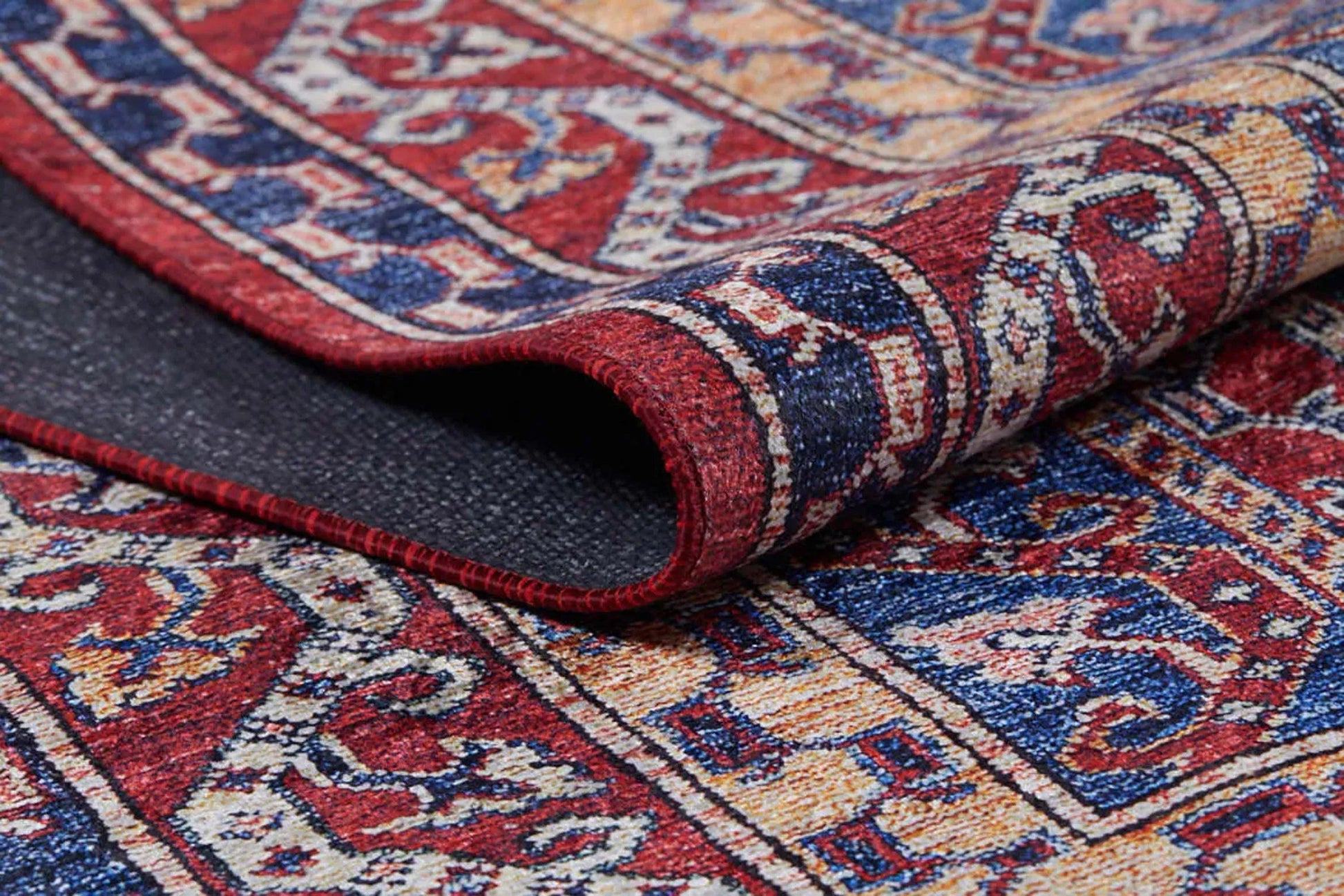 Antik Kırmızı Çizgili Kilim Halı