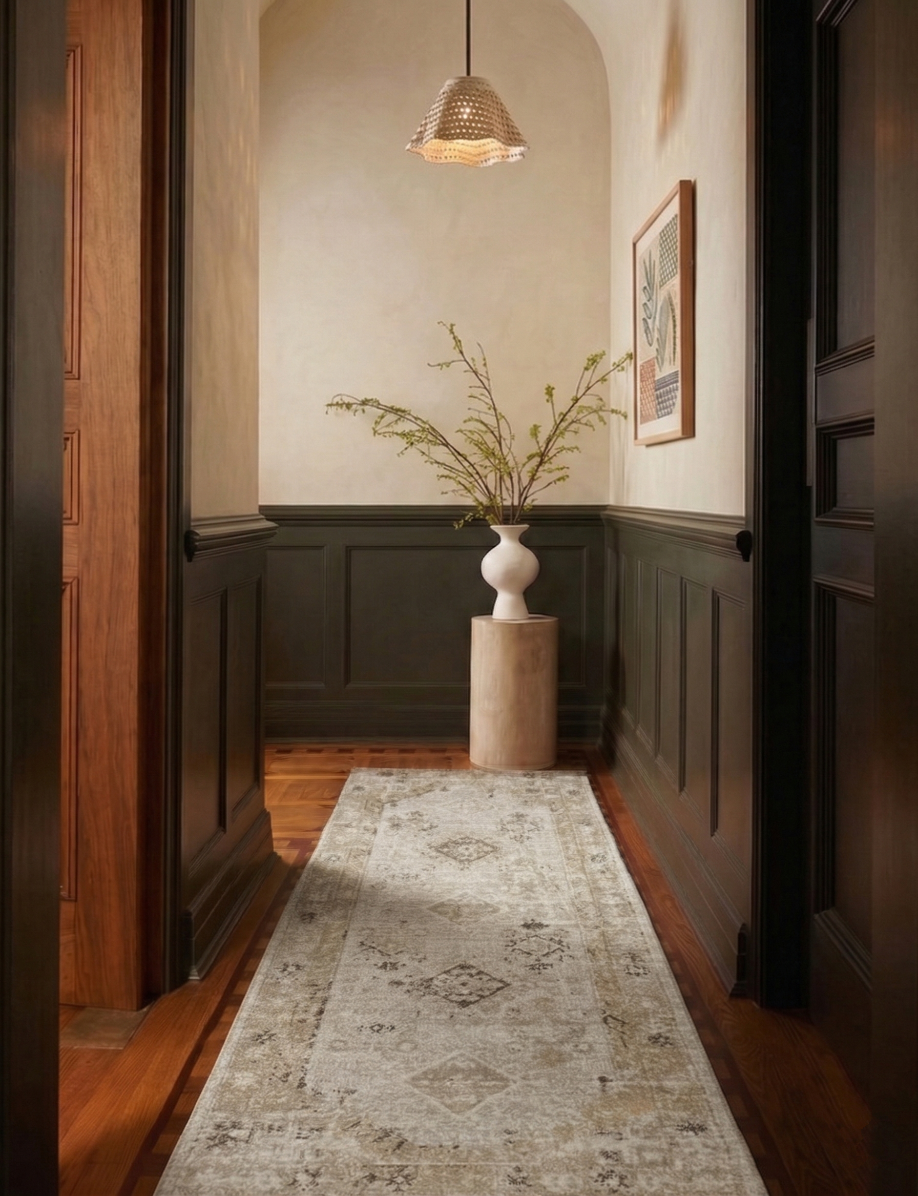 Vizon Eskitme Desenli Halı - FMBH01