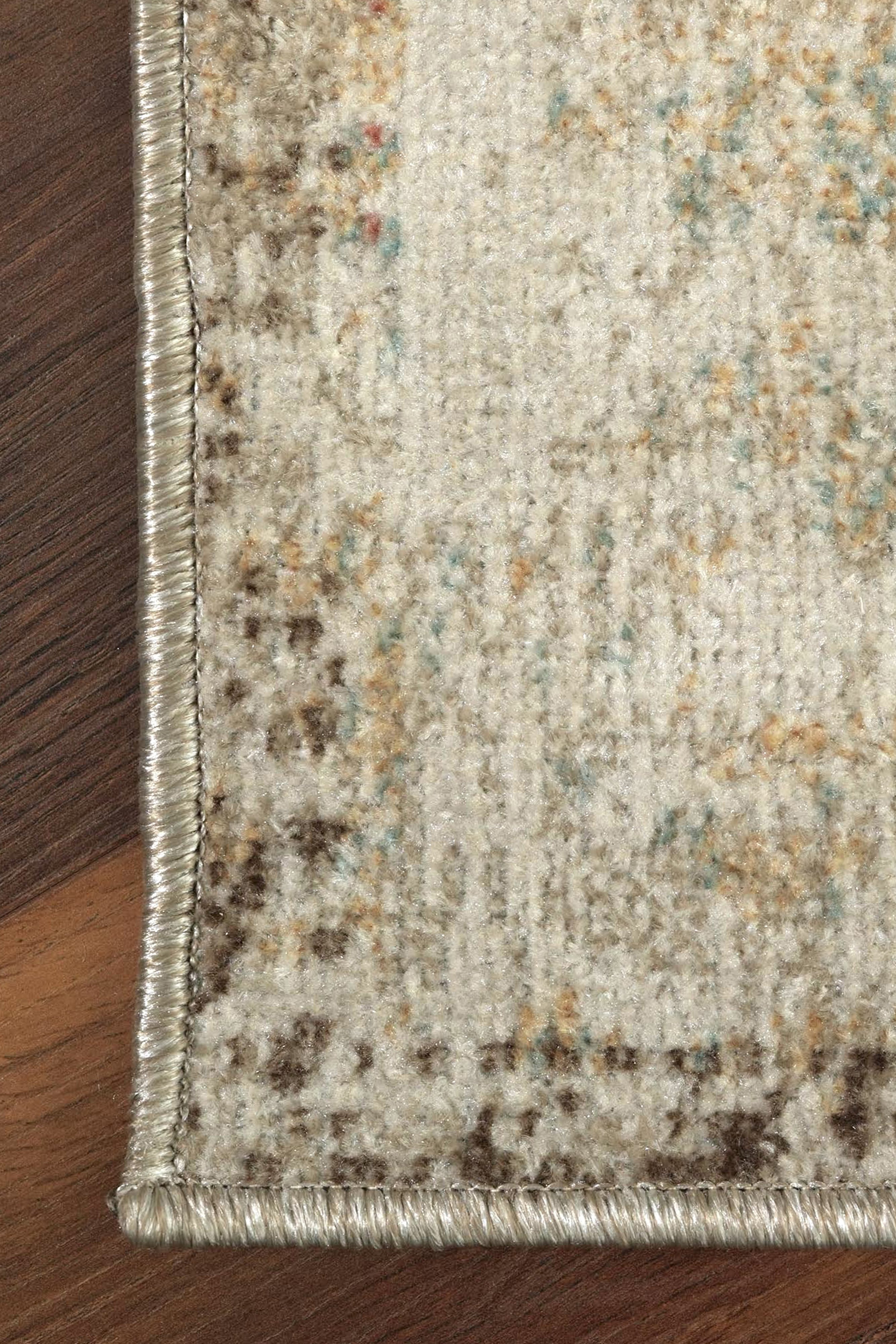 Modern Vizon ve Krem Eskitme Desenli Halı - FMBH02
