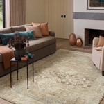 Plain Beige and Coffee Tones Wicker Textured Carpet