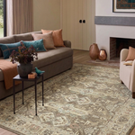 Plain Beige and Coffee Tones Wicker Textured Carpet