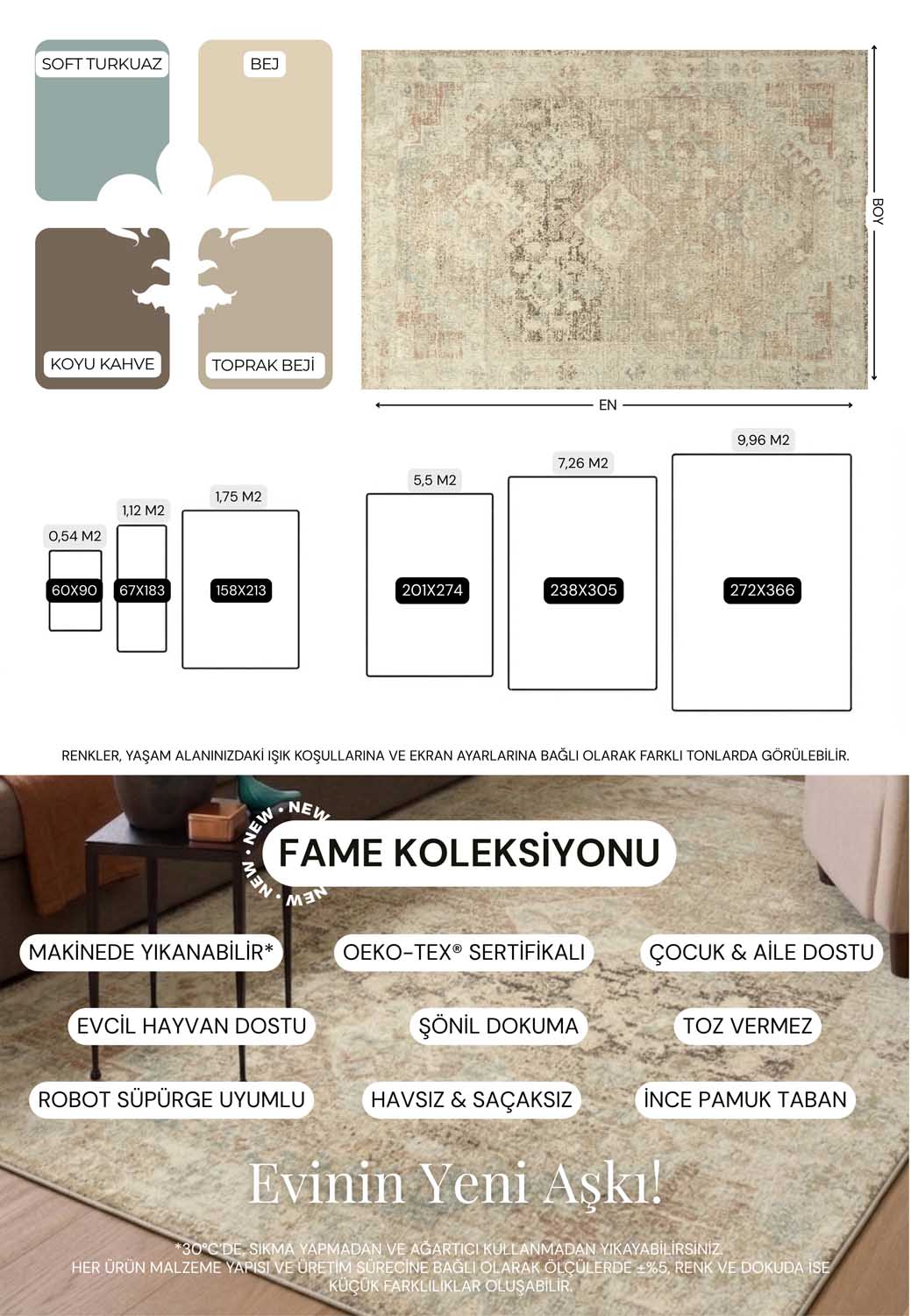 Plain Beige and Coffee Tones Wicker Textured Carpet