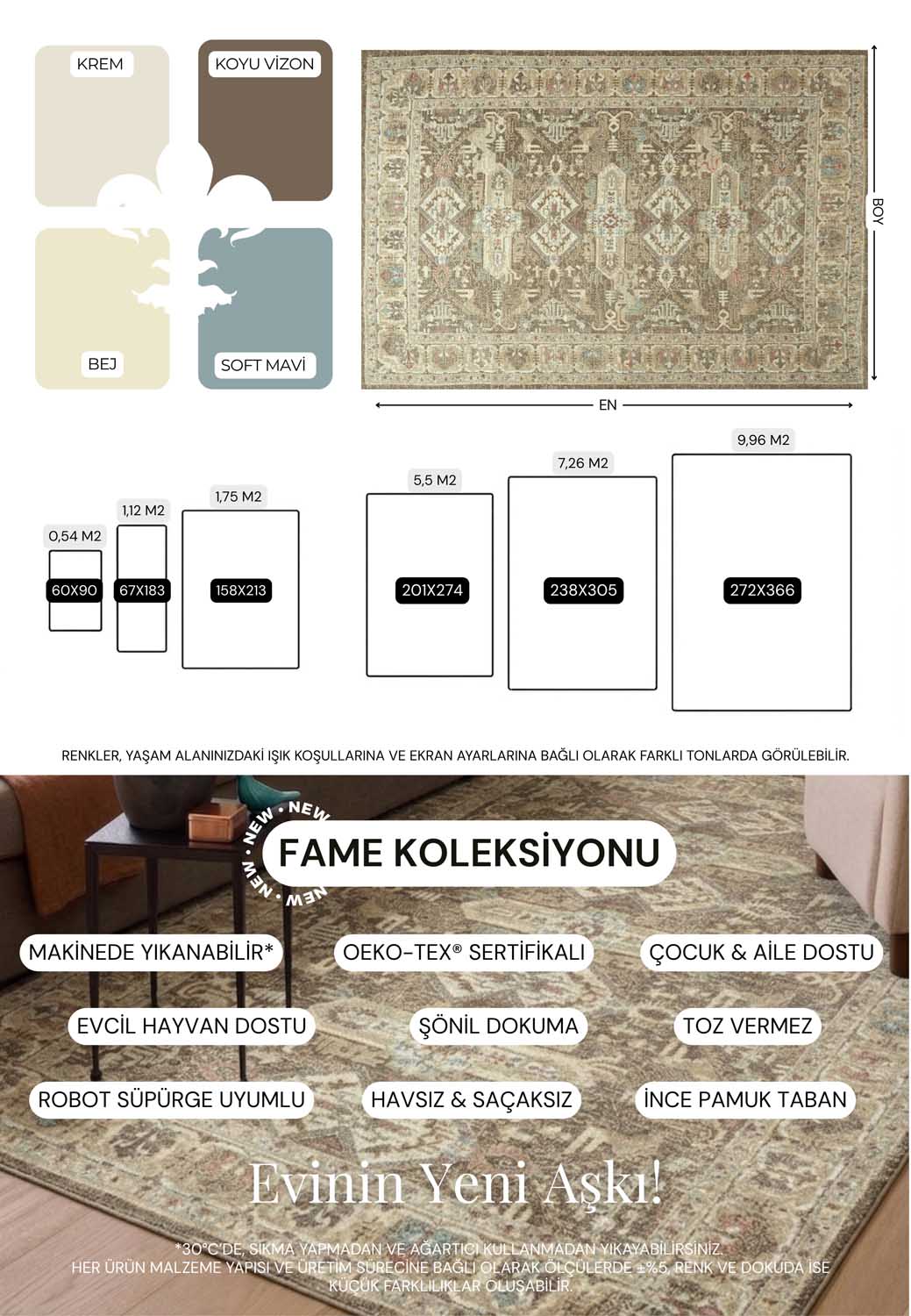 Plain Beige and Coffee Tones Wicker Textured Carpet