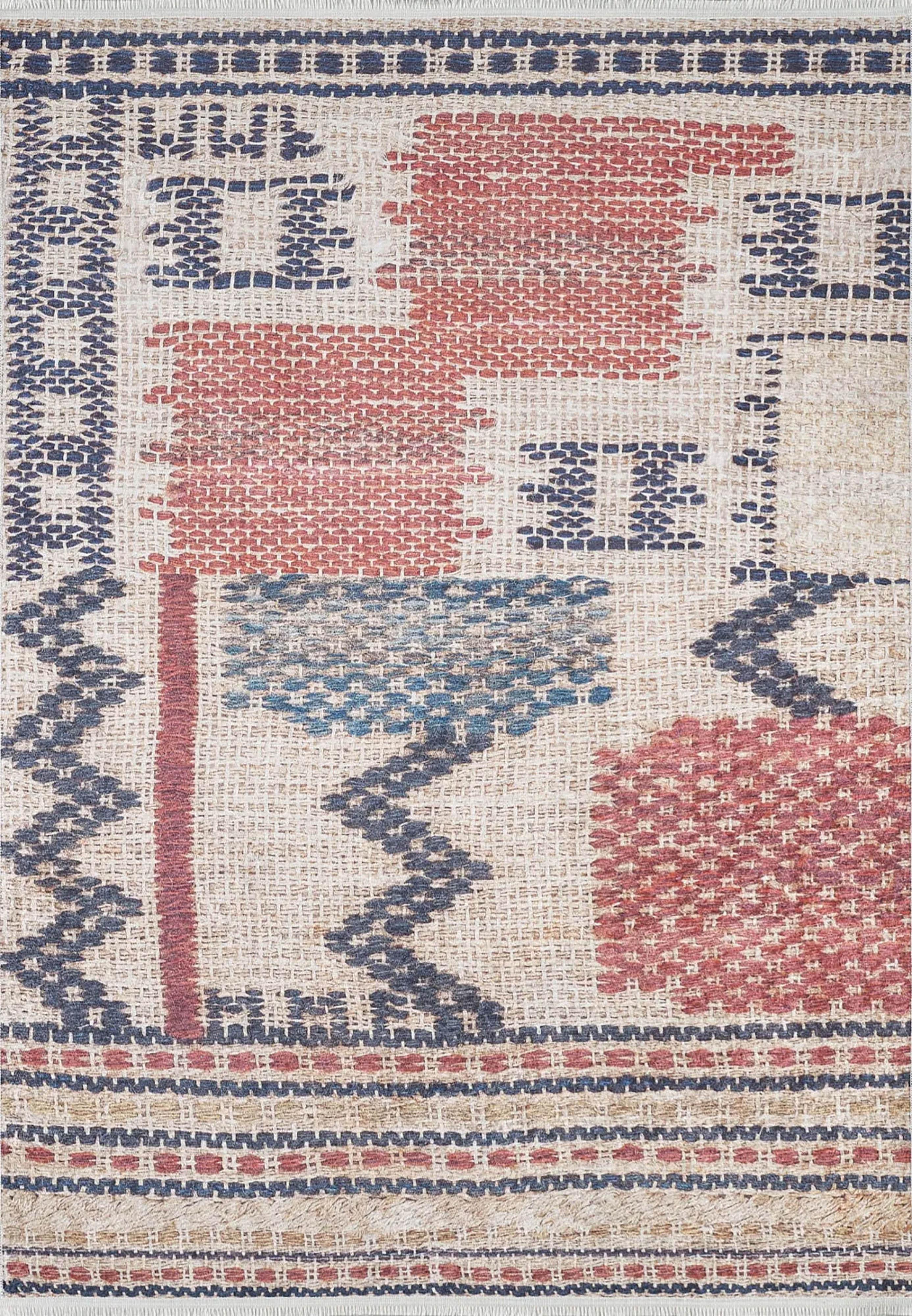 Bej Açık Turuncu Kilim Halı