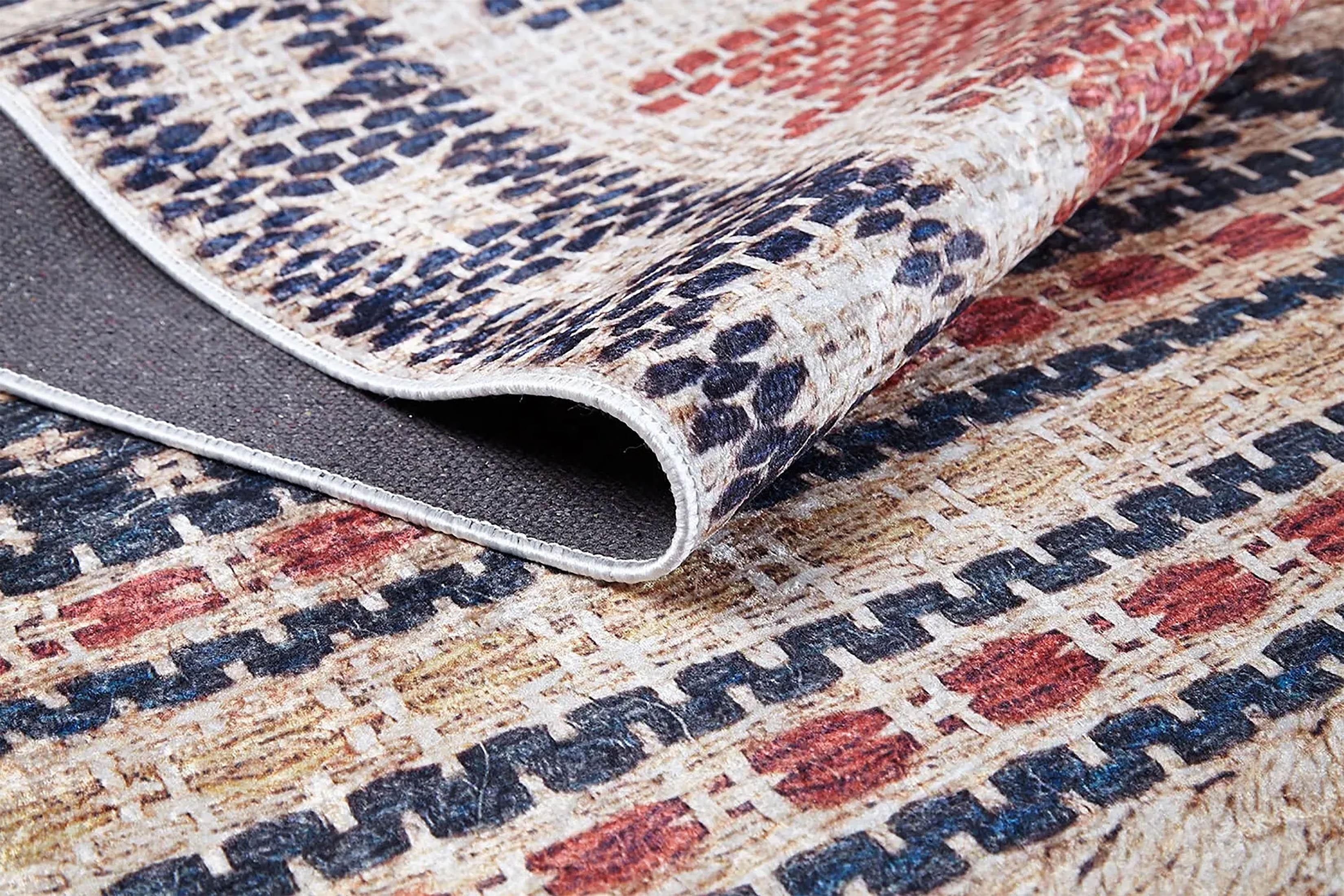 Bej Açık Turuncu Kilim Halı