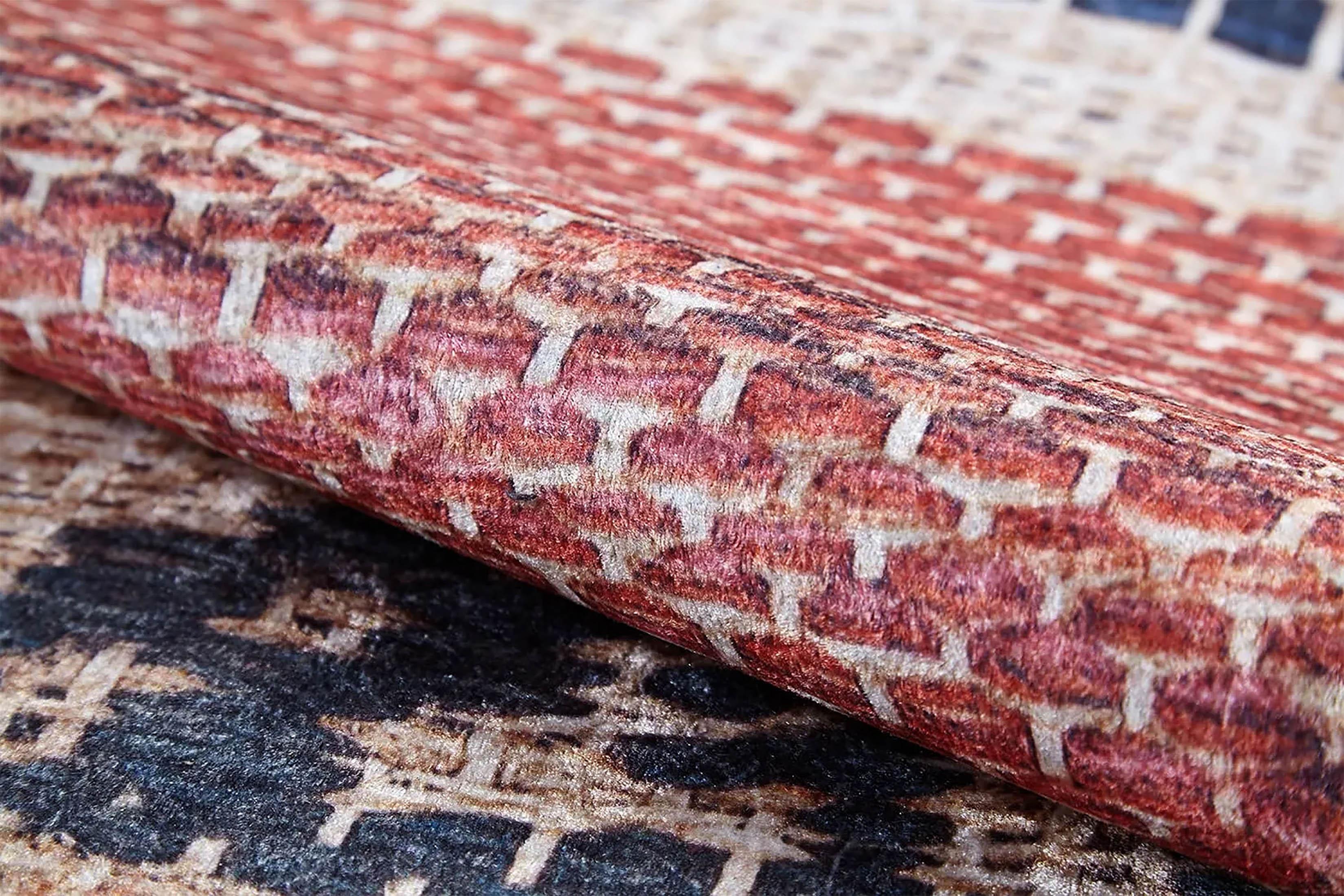 Bej Açık Turuncu Kilim Halı
