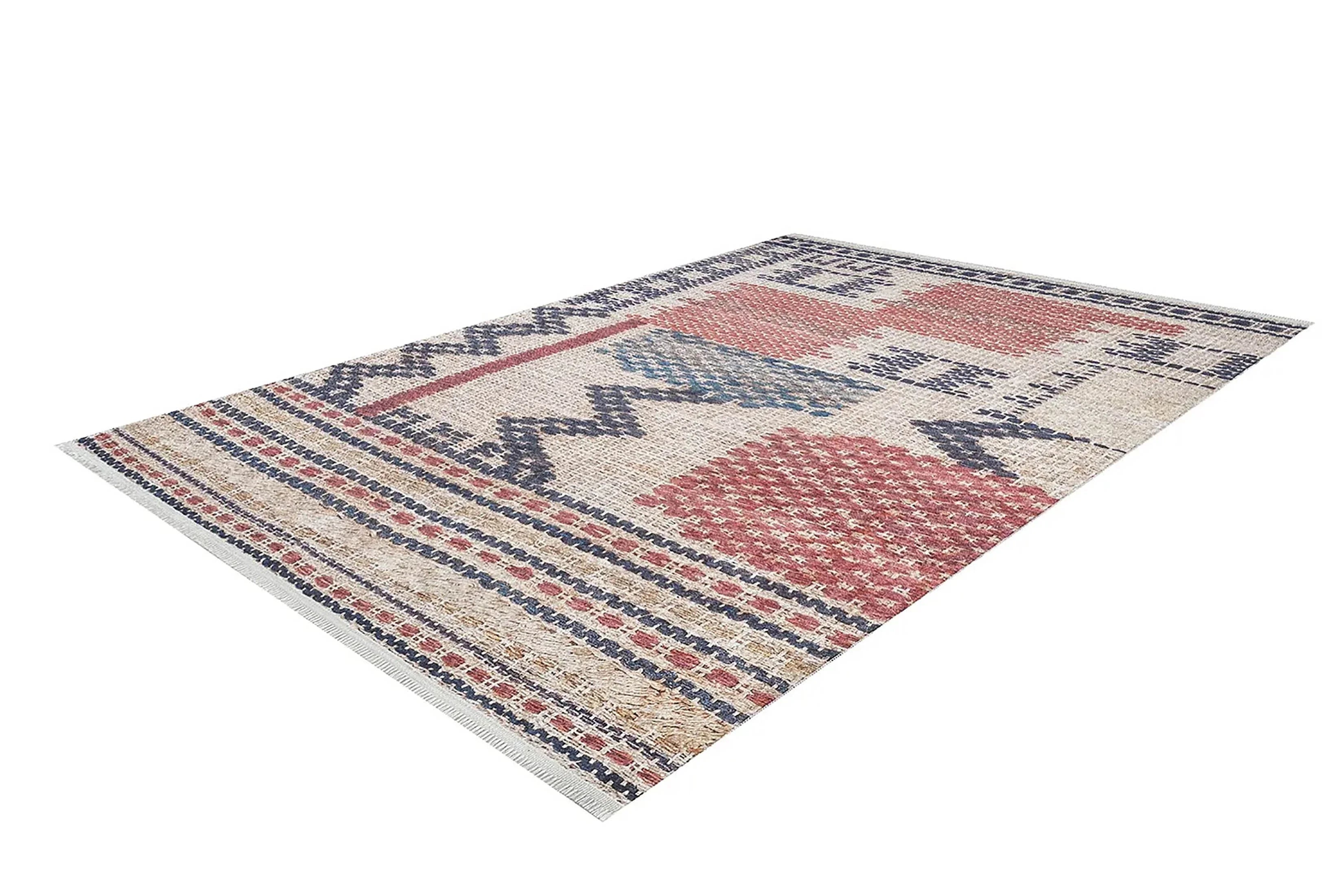 Bej Açık Turuncu Kilim Halı