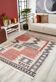 Bej Açık Turuncu Kilim Halı