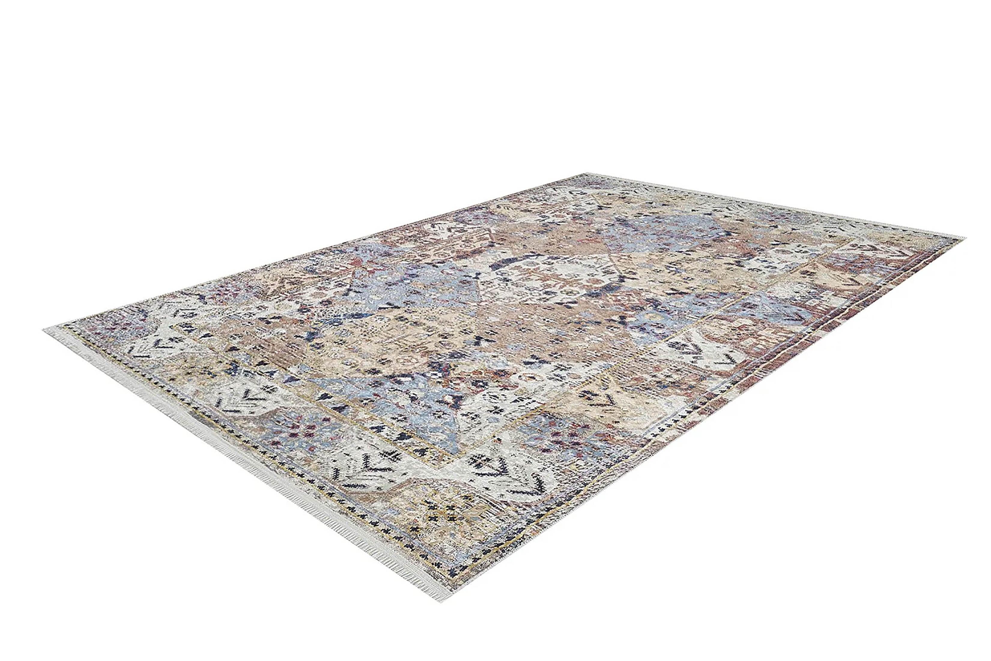 Bej Bohem Modern Halı
