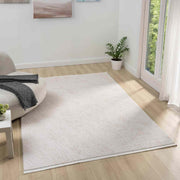 Bej Krem Soyut Çizgili Modern Halı