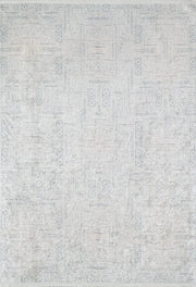 Bej Mavi Minimal Desenli Modern Halı