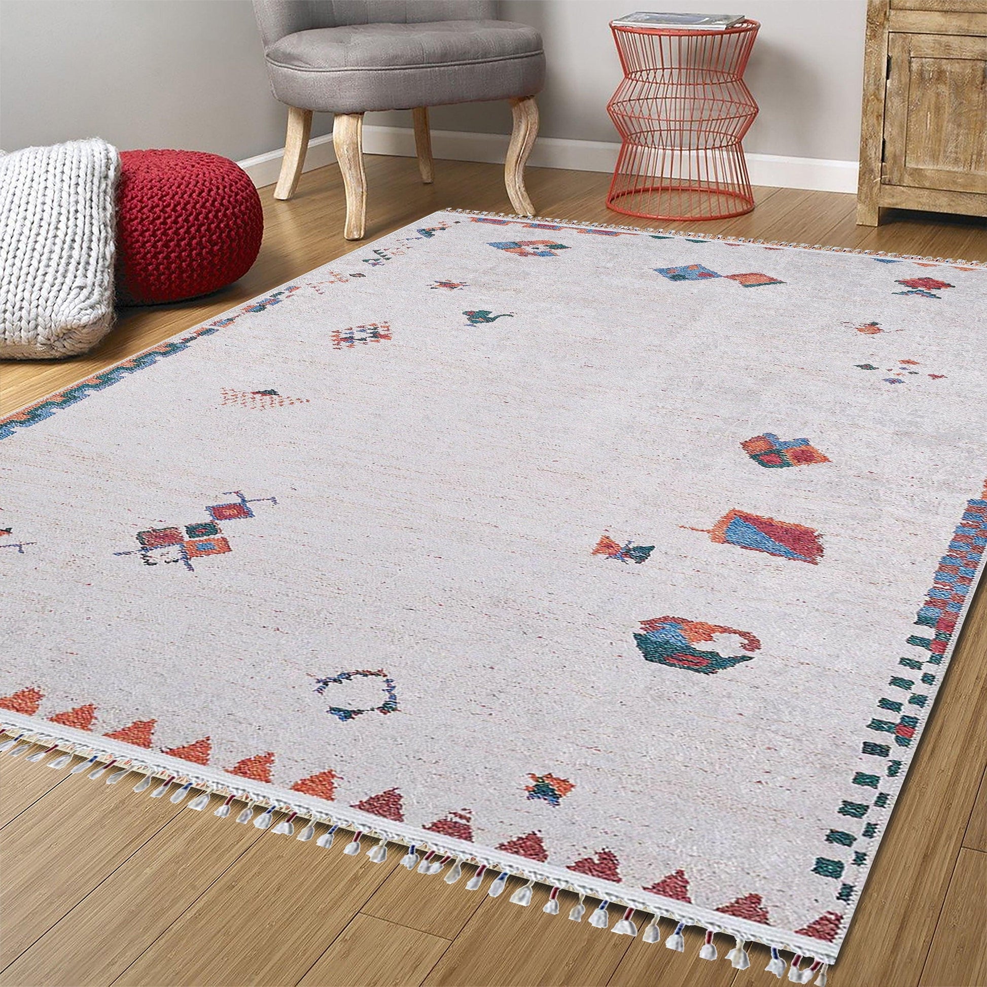 Beyaz Fildişi Kilim Halı