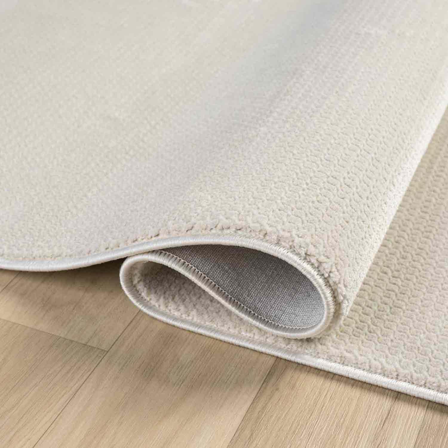 Düz Krem Bej Sade Modern Halı