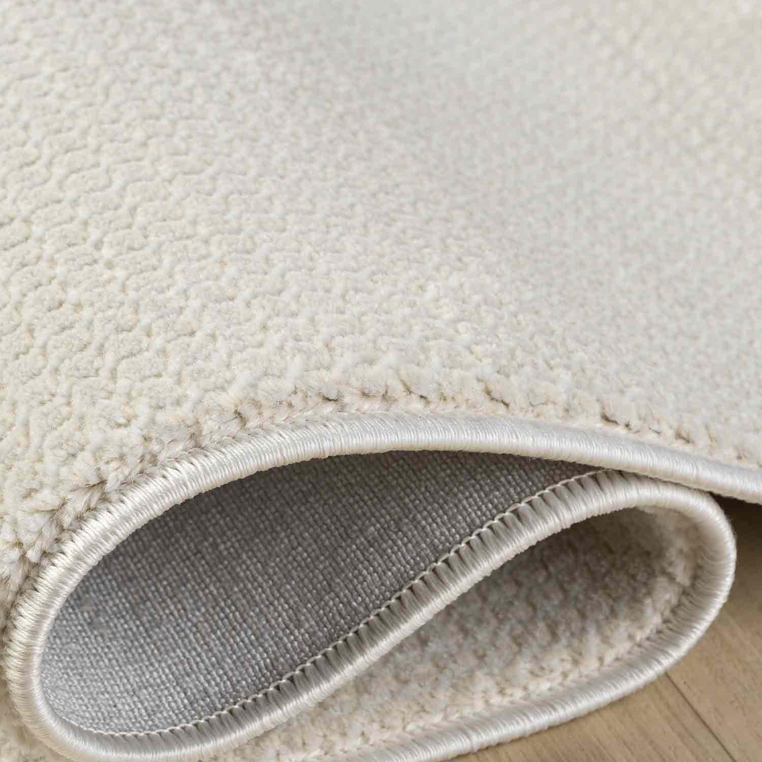 Düz Krem Bej Sade Modern Halı