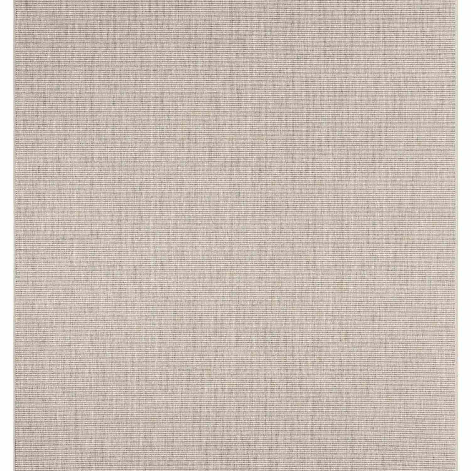Düz Krem Jüt Görünümlü Modern Halı