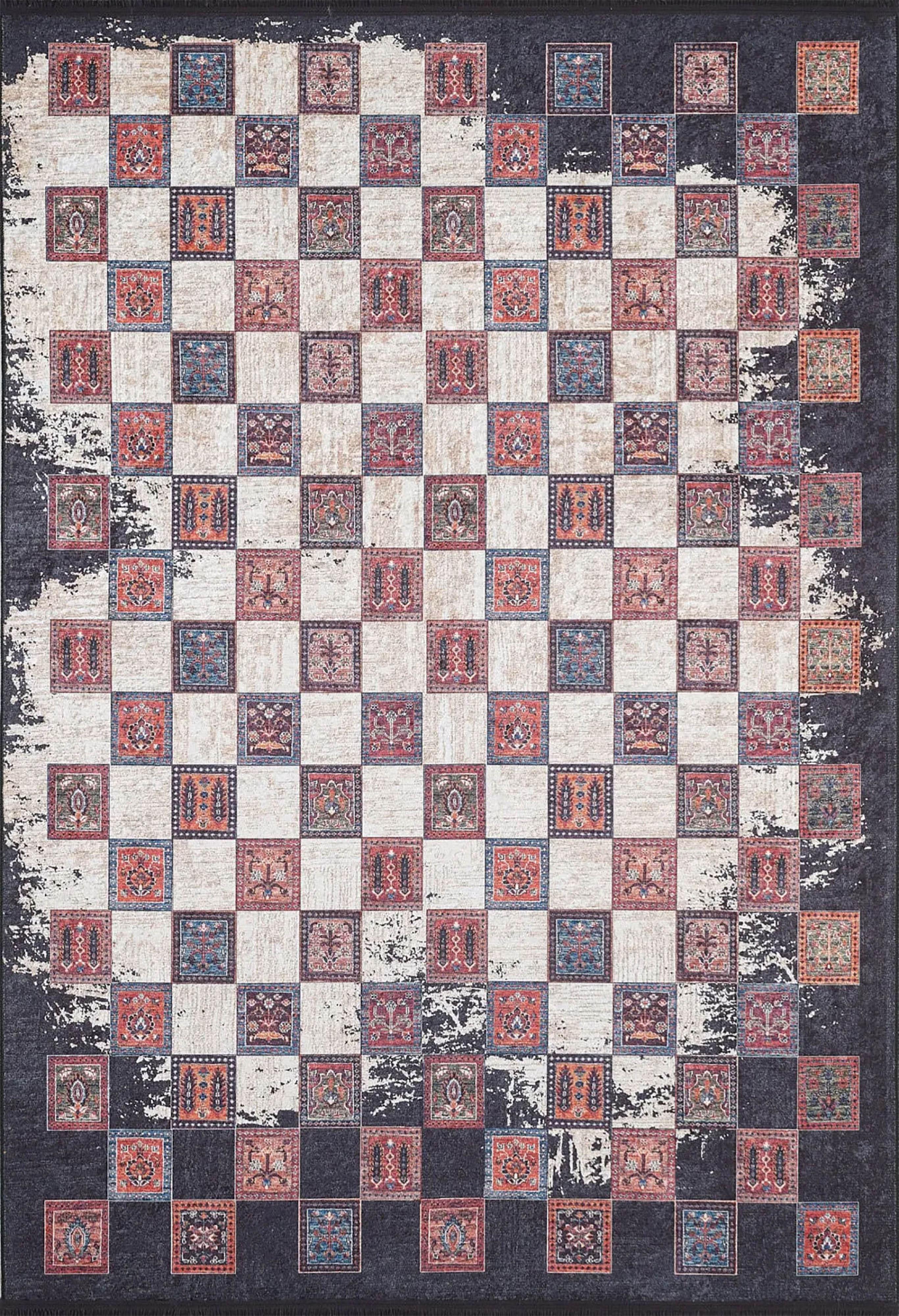 Eskitme Etnik Vintage Halı
