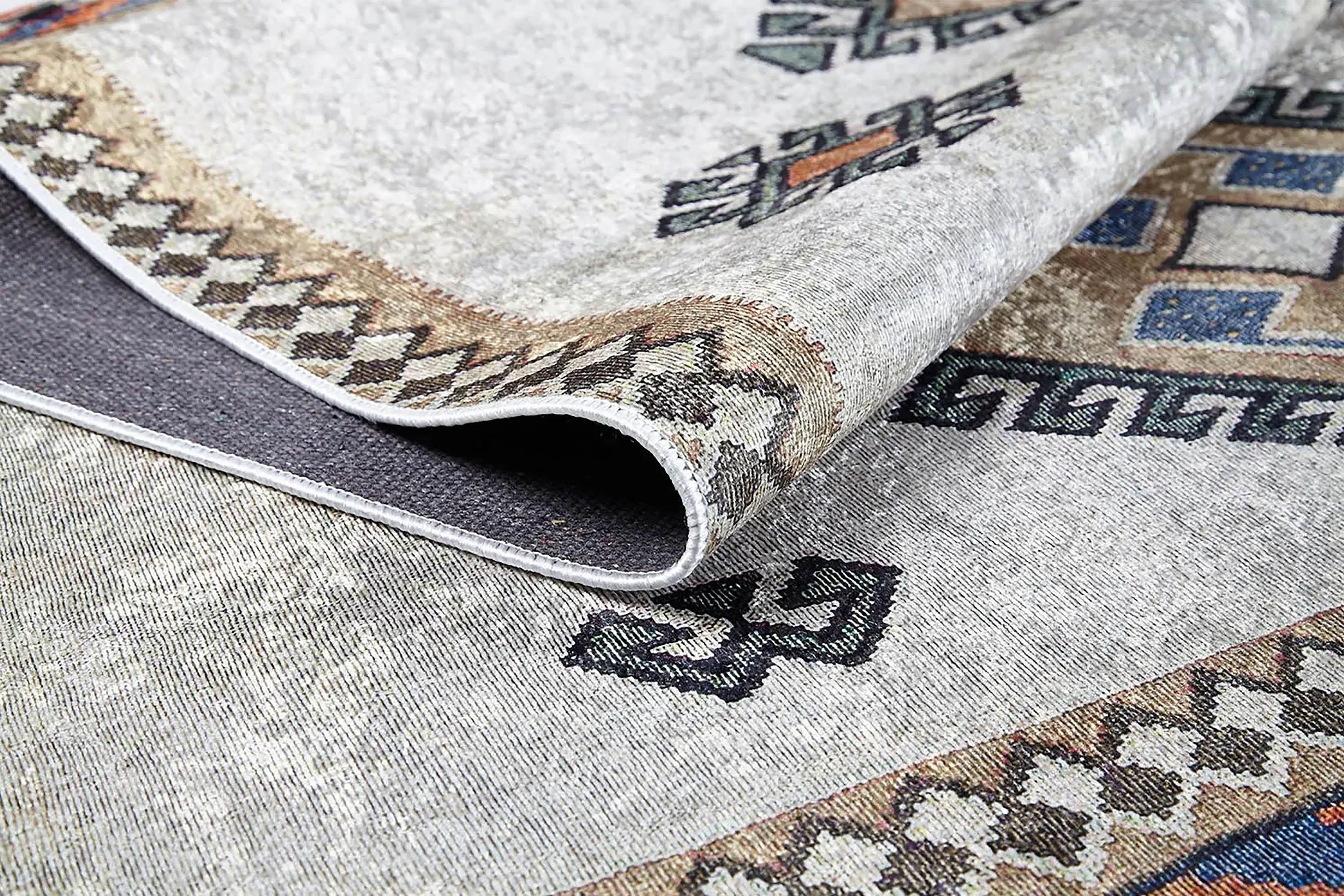Fas Bej Gri Kilim Halı