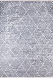 Fas Gri Geometrik Modern Halı