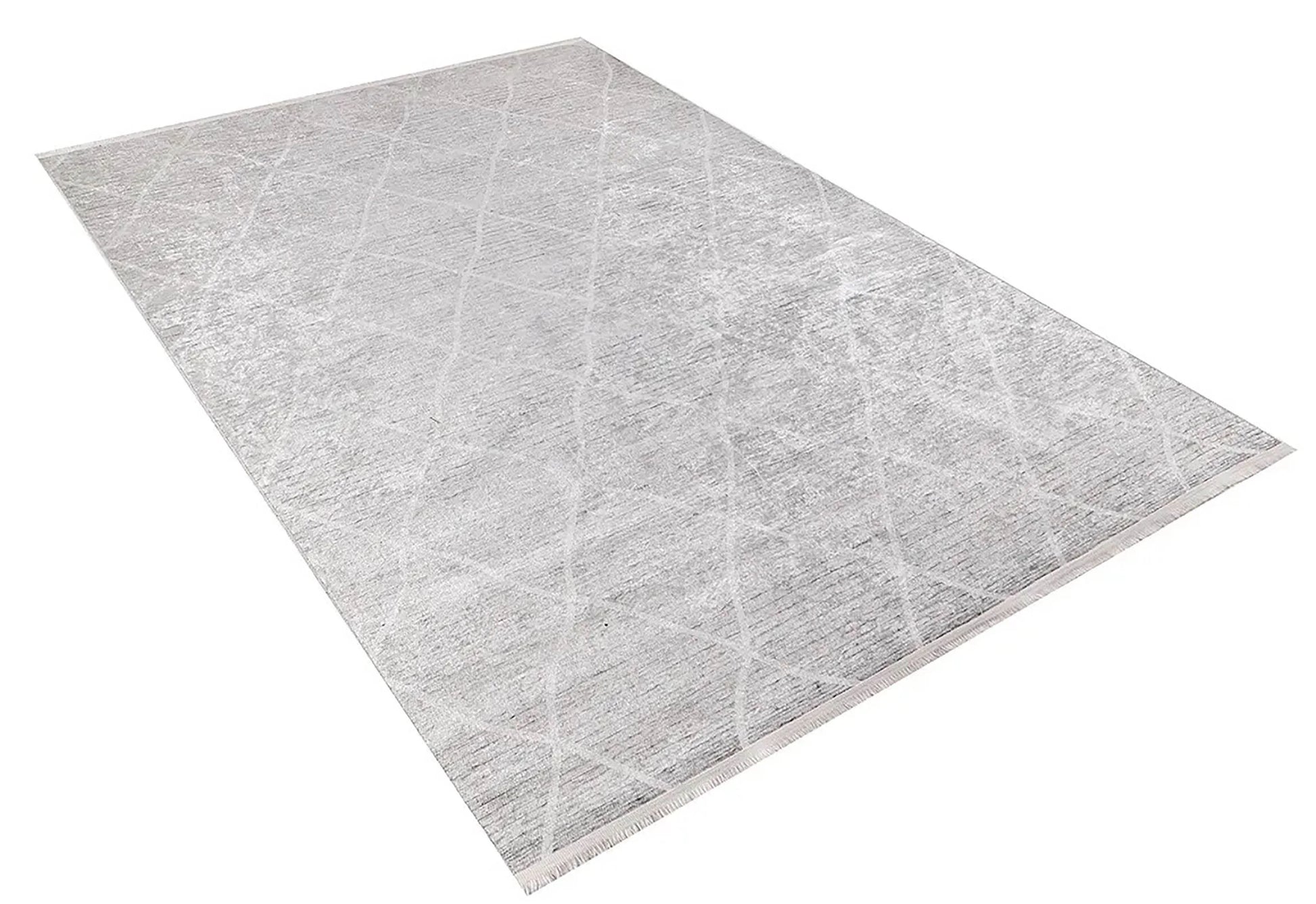 Fas Krem Geometrik Modern Halı