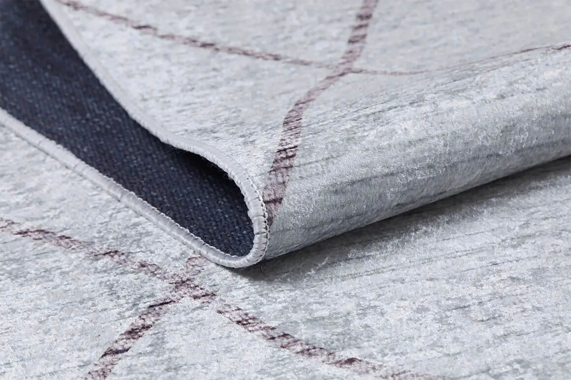 Fas Tarzı Krem Geometrik Modern Lüks Halı