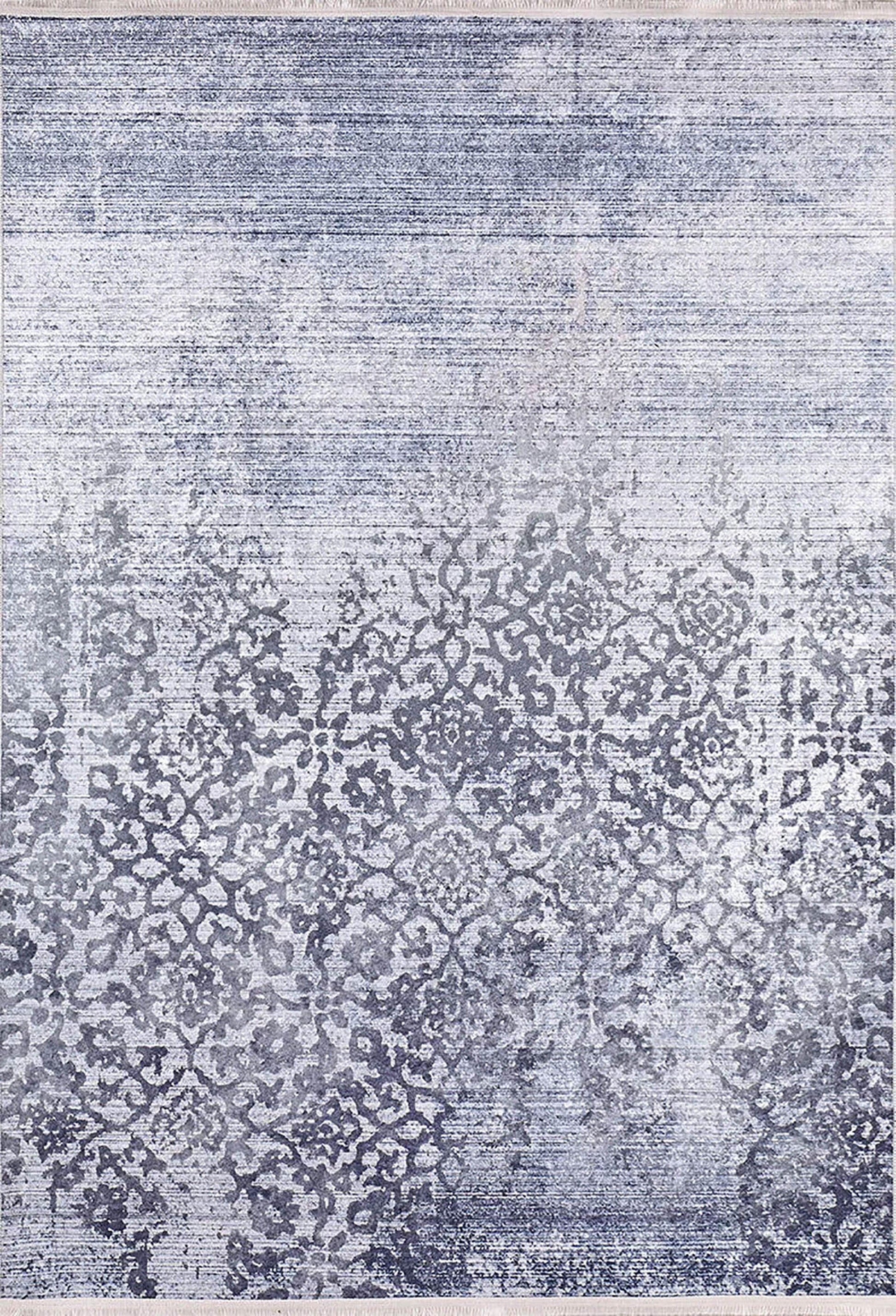 Füme Mavi Degrade Modern Halı