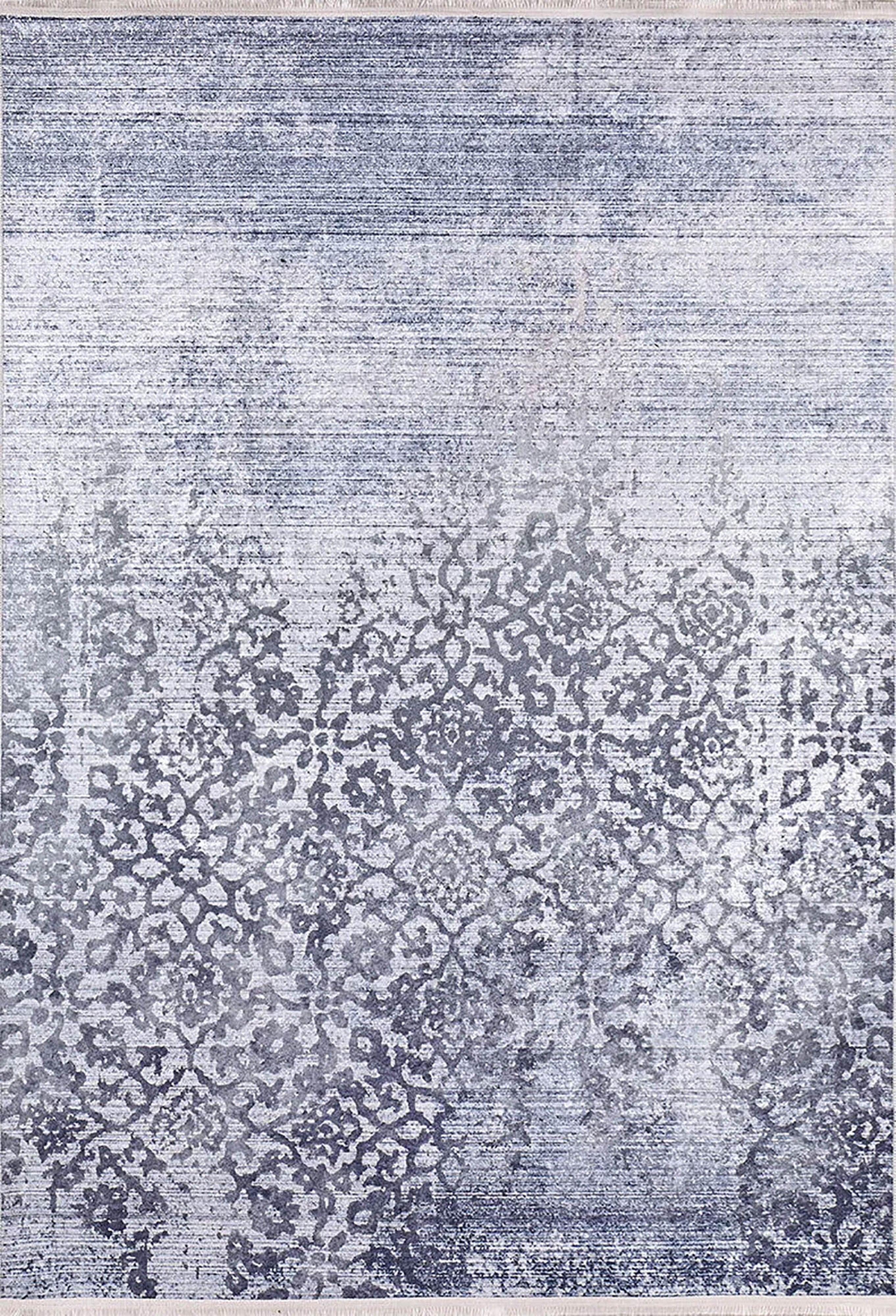 Füme Mavi Degrade Modern Halı