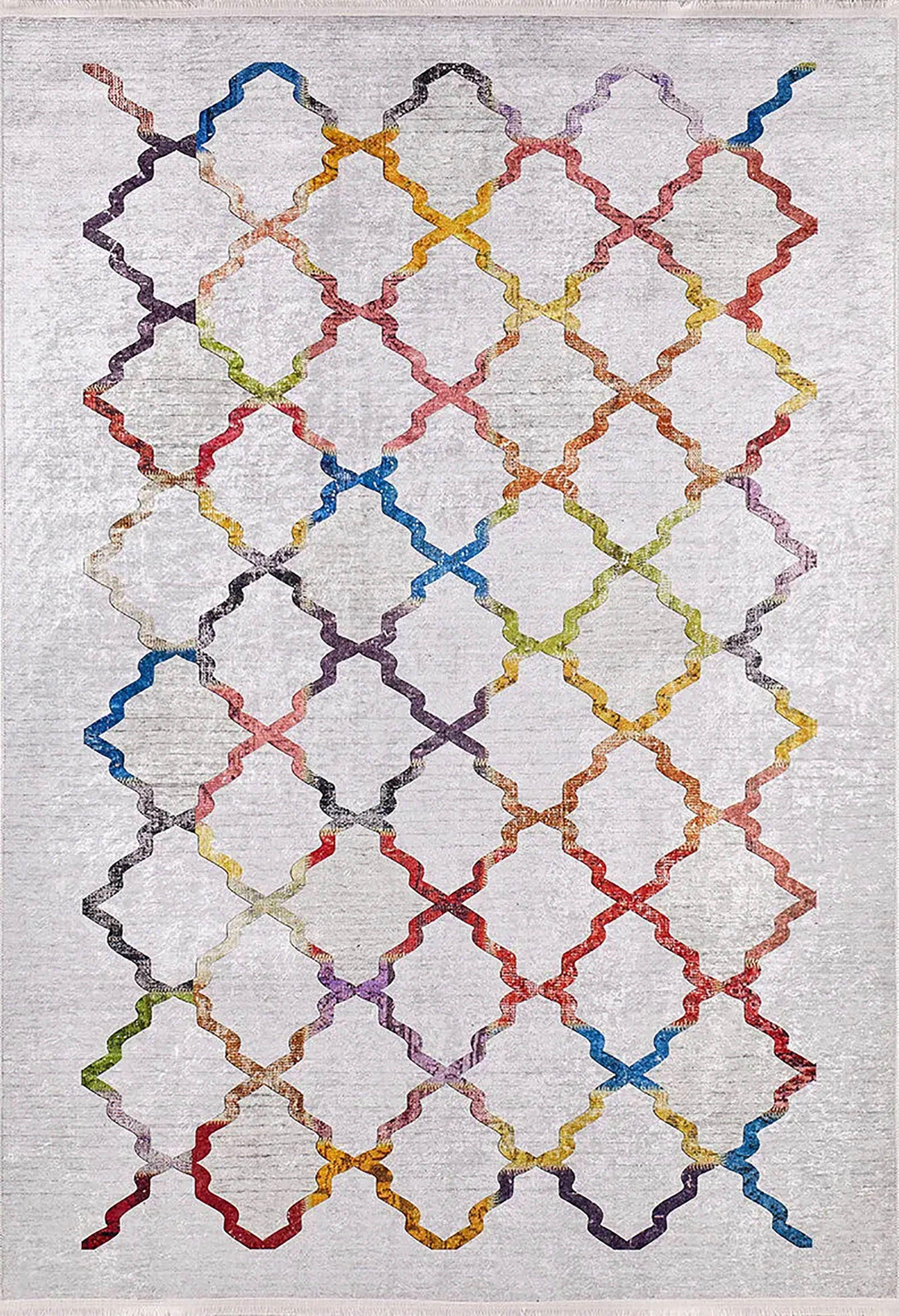 Geometrik Renkli Halı
