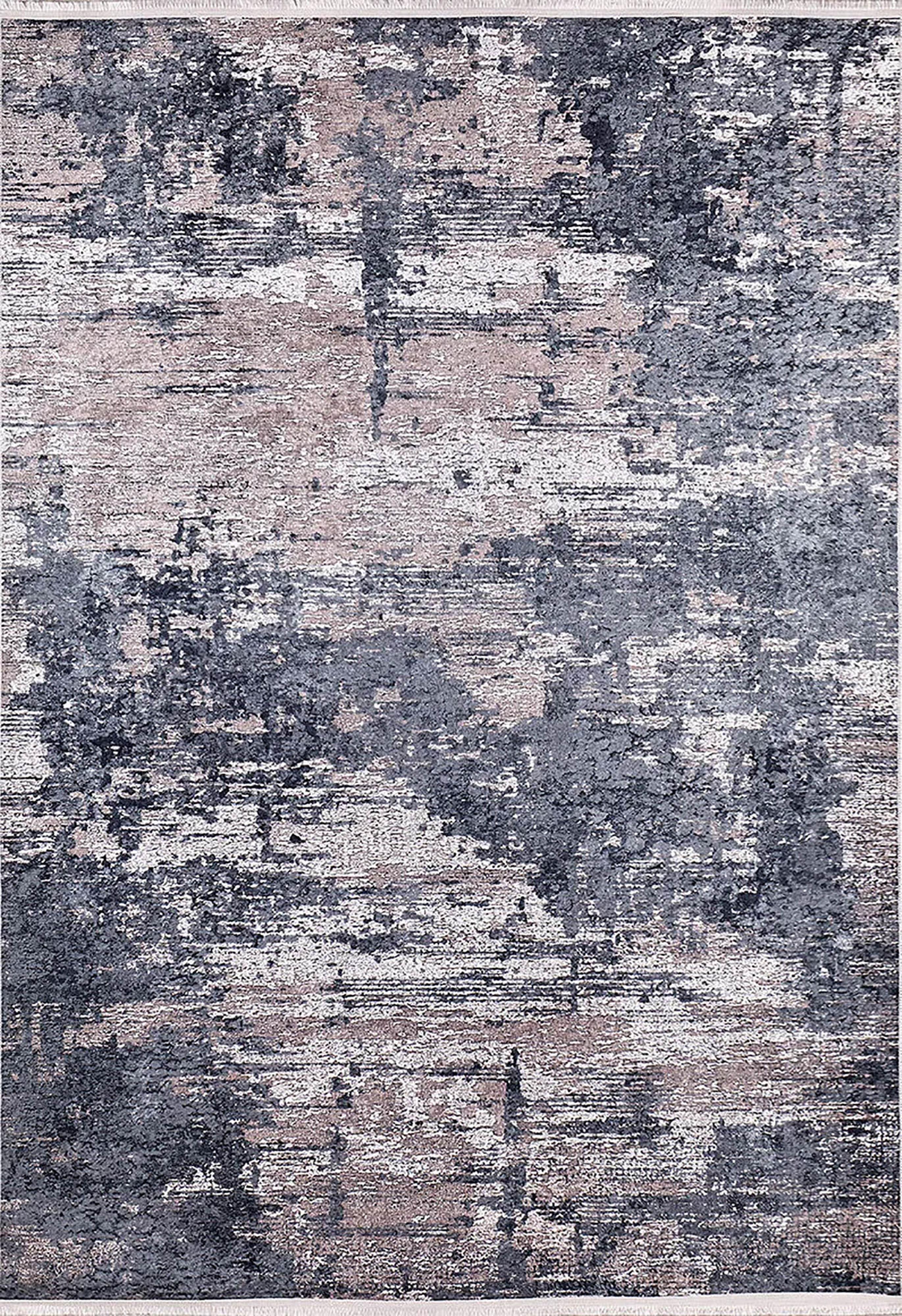 Gri Açık Pembe Modern Halı