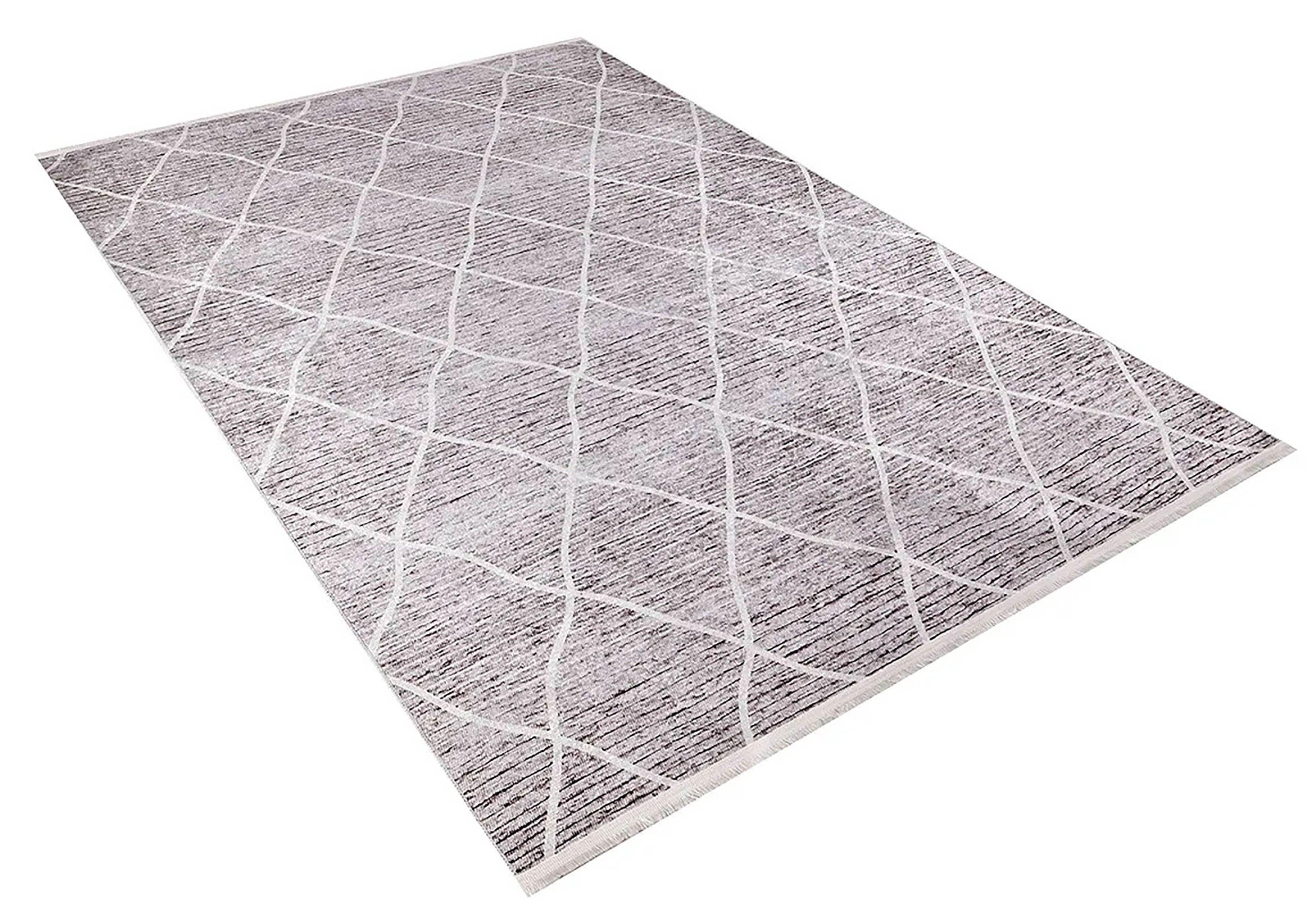 Gül Kurusu Fas Tarzı Geometrik Halı