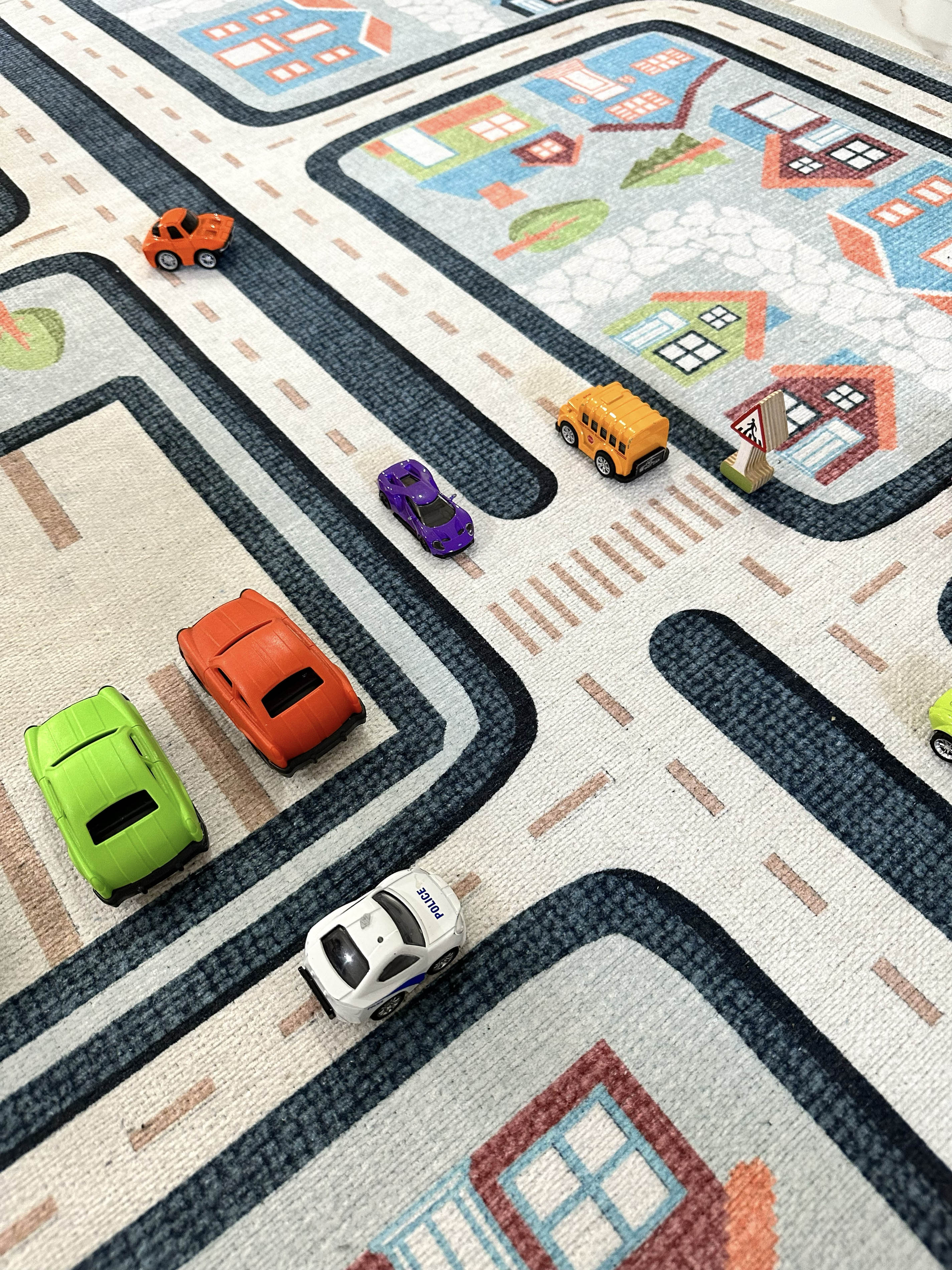 Traffic Themed Children's Rug