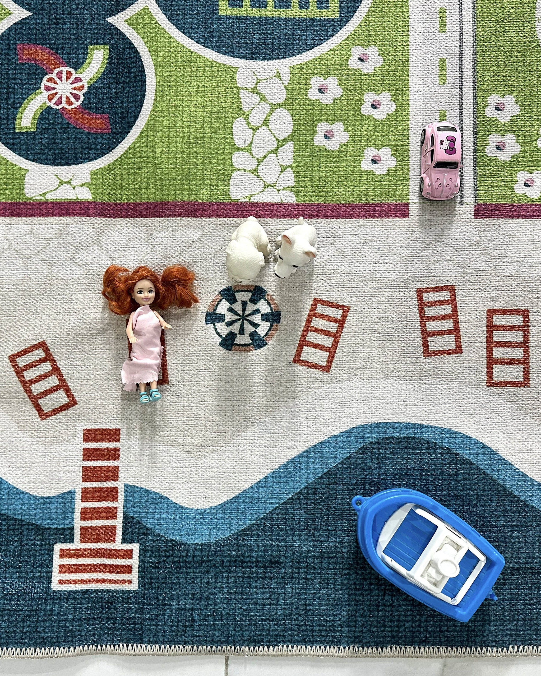 Traffic Themed Children's Rug