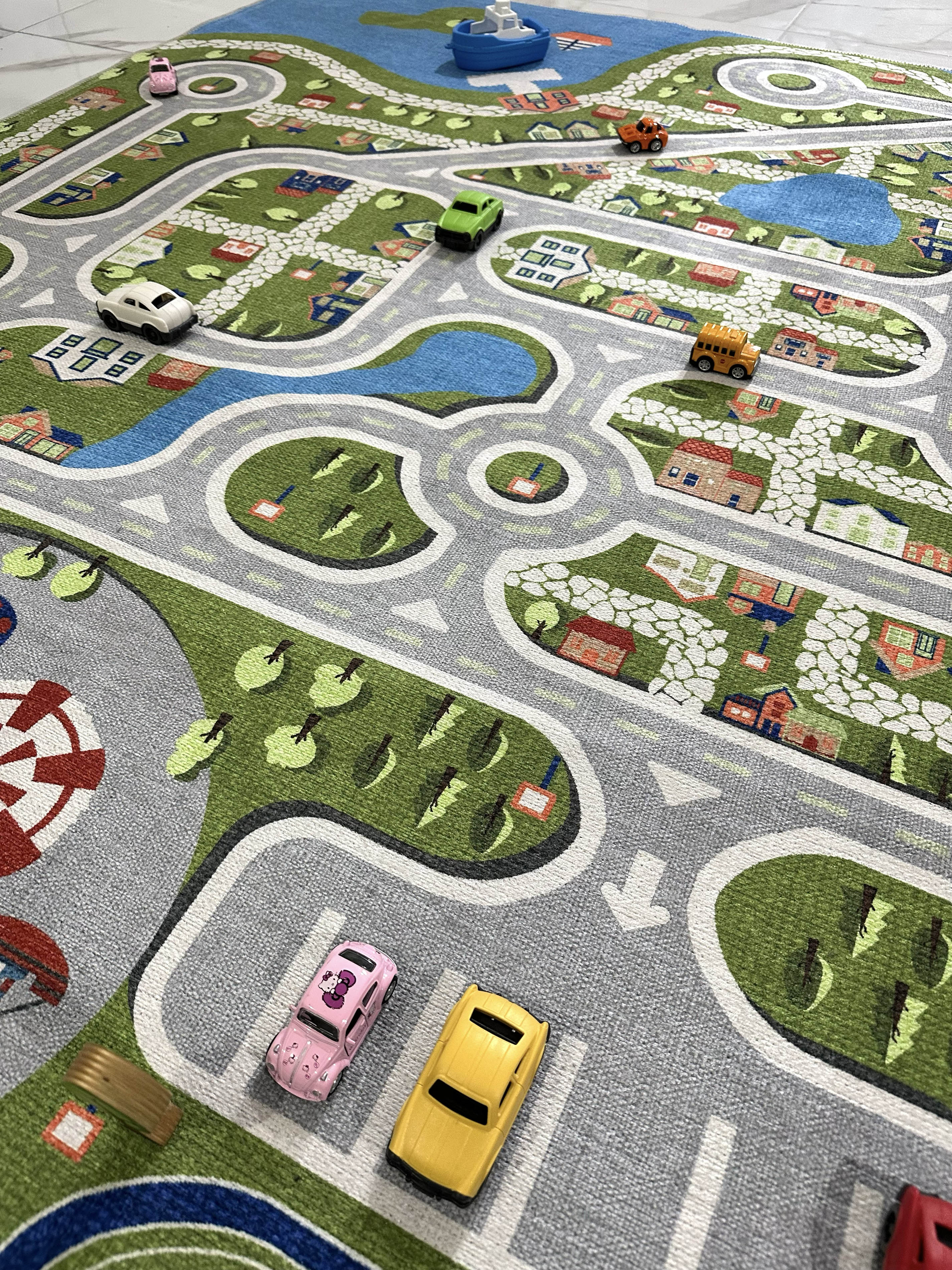 Traffic Themed Children's Rug