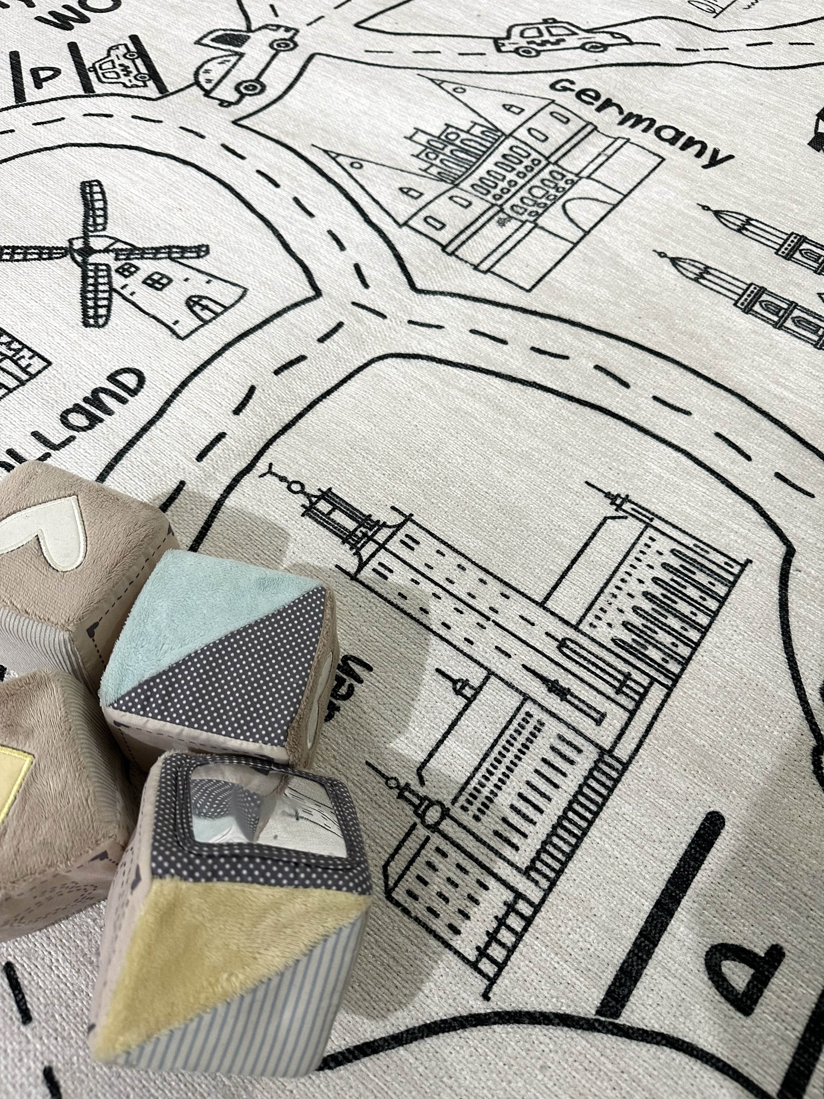 Traffic Themed Children's Rug